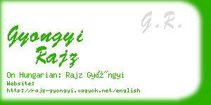 gyongyi rajz business card